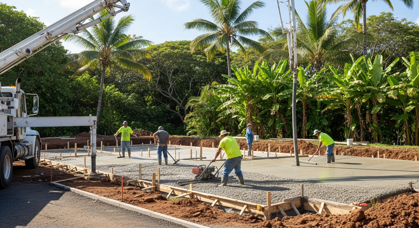 Concrete Foundations — Warrior Construction Hawaii