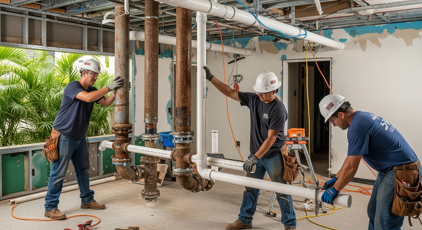 Dwv Repipes — Warrior Construction Hawaii