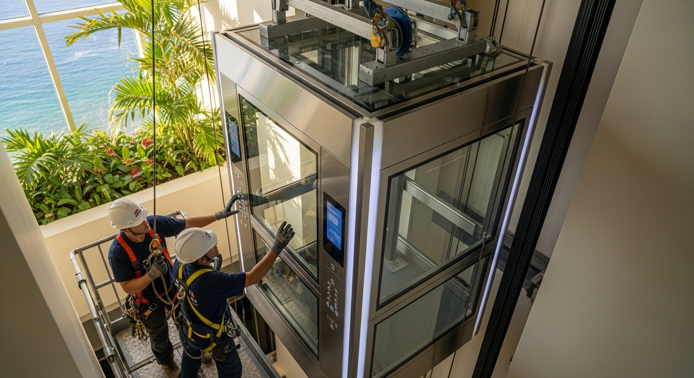 Elevator Modernization — Warrior Construction Hawaii
