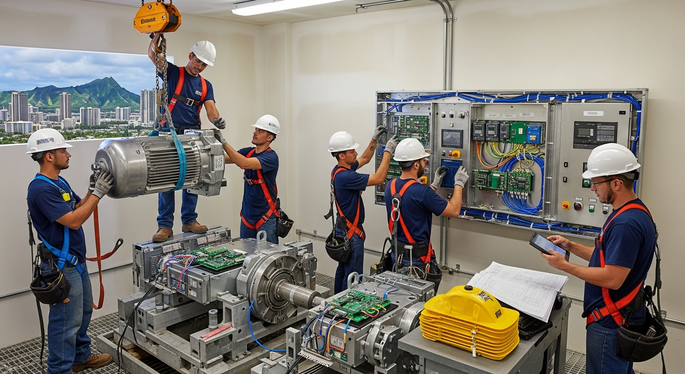 Elevator Modernization — Warrior Construction Hawaii