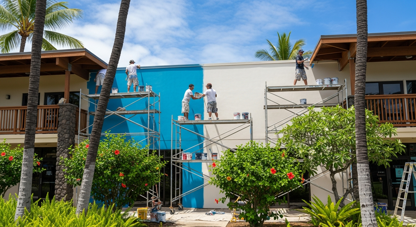Exterior Painting — Warrior Construction Hawaii