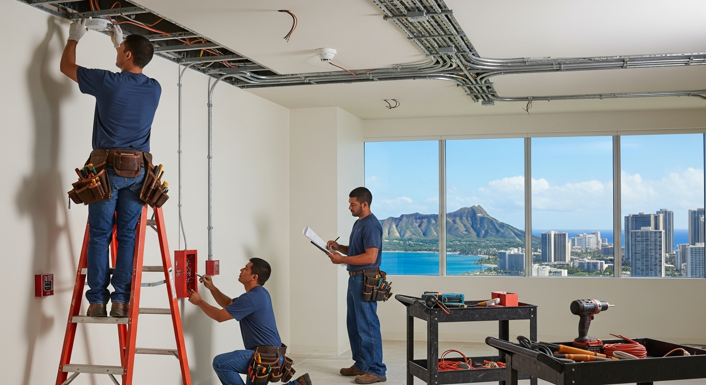 Fire Alarm Upgrades — Warrior Construction Hawaii