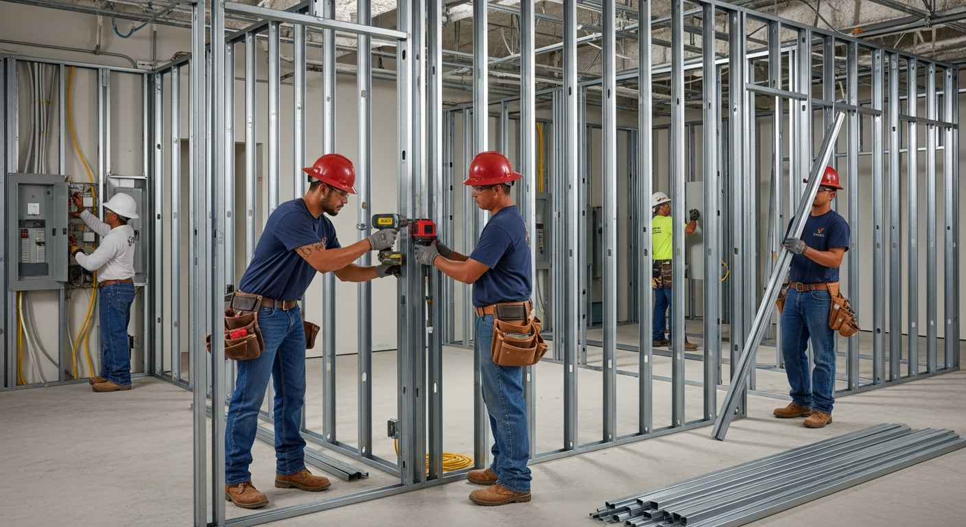 Metal Framing Drywall — Warrior Construction Hawaii