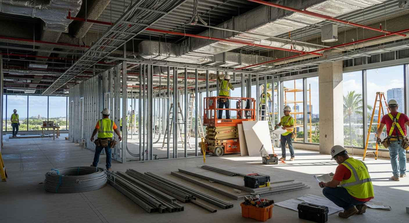 Office Construction — Warrior Construction Hawaii