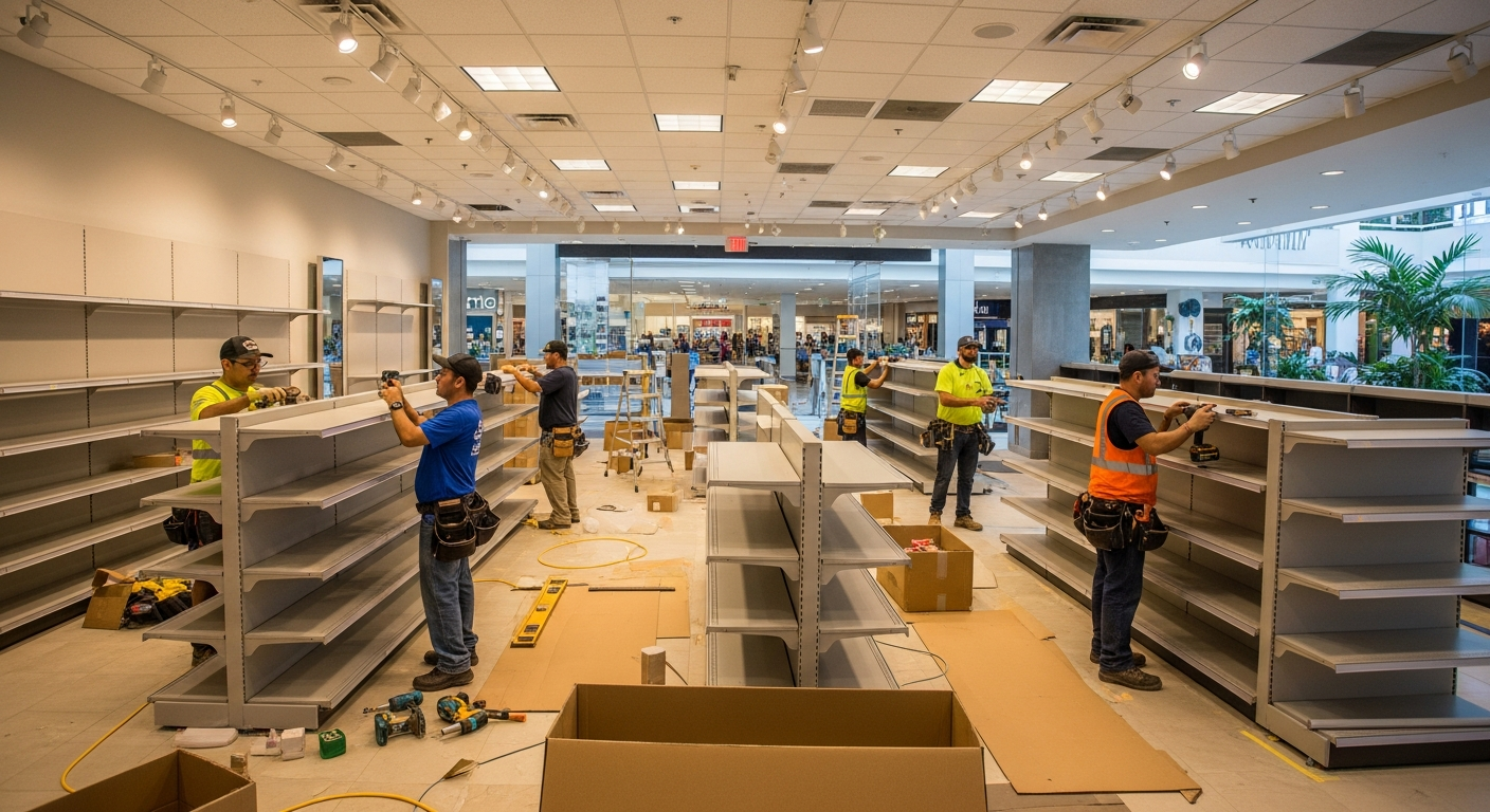 Retail Fixture Installation — Warrior Construction Hawaii