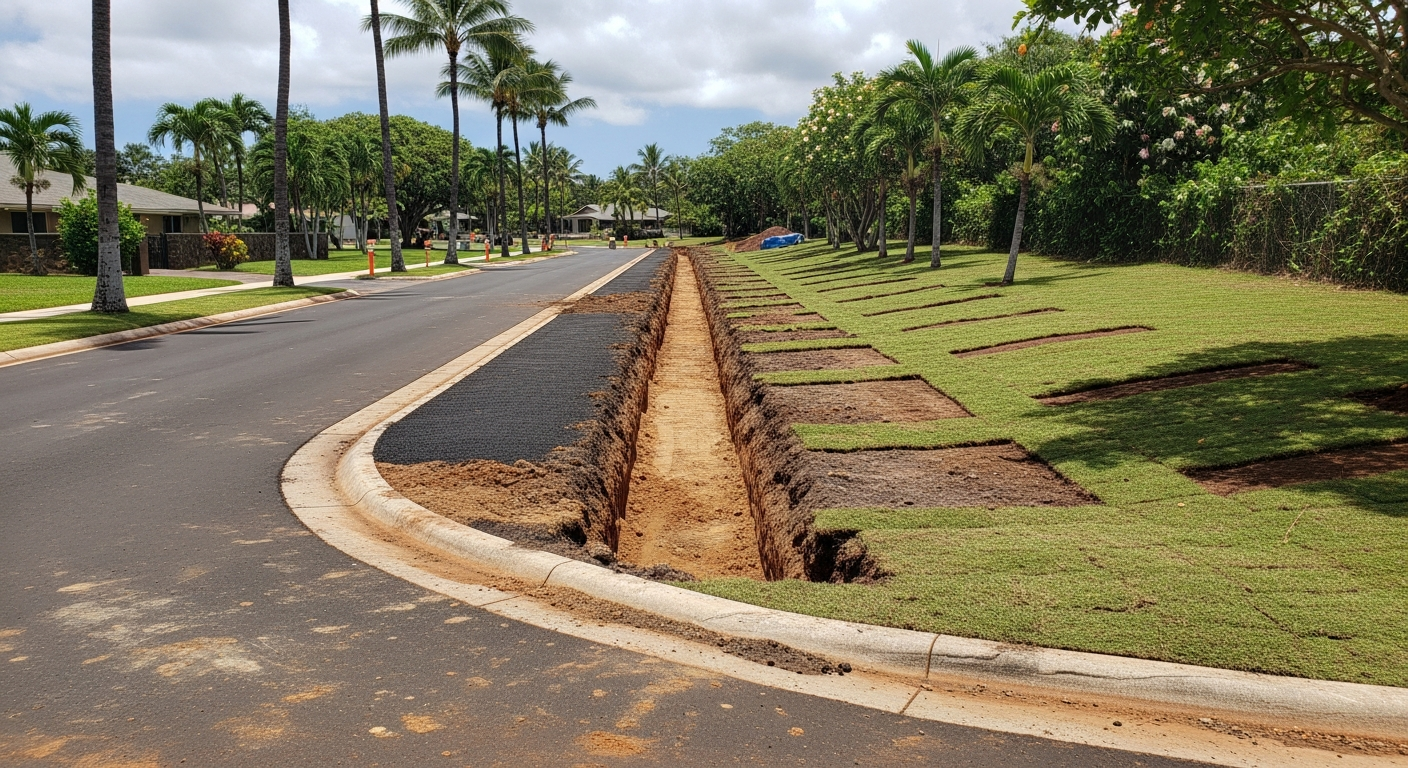 Sewer Line Replacement — Warrior Construction Hawaii