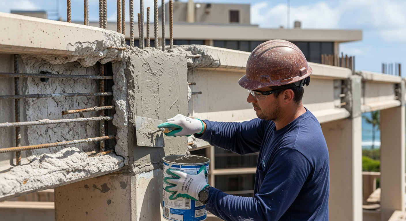 Spall Repairs — Warrior Construction Hawaii