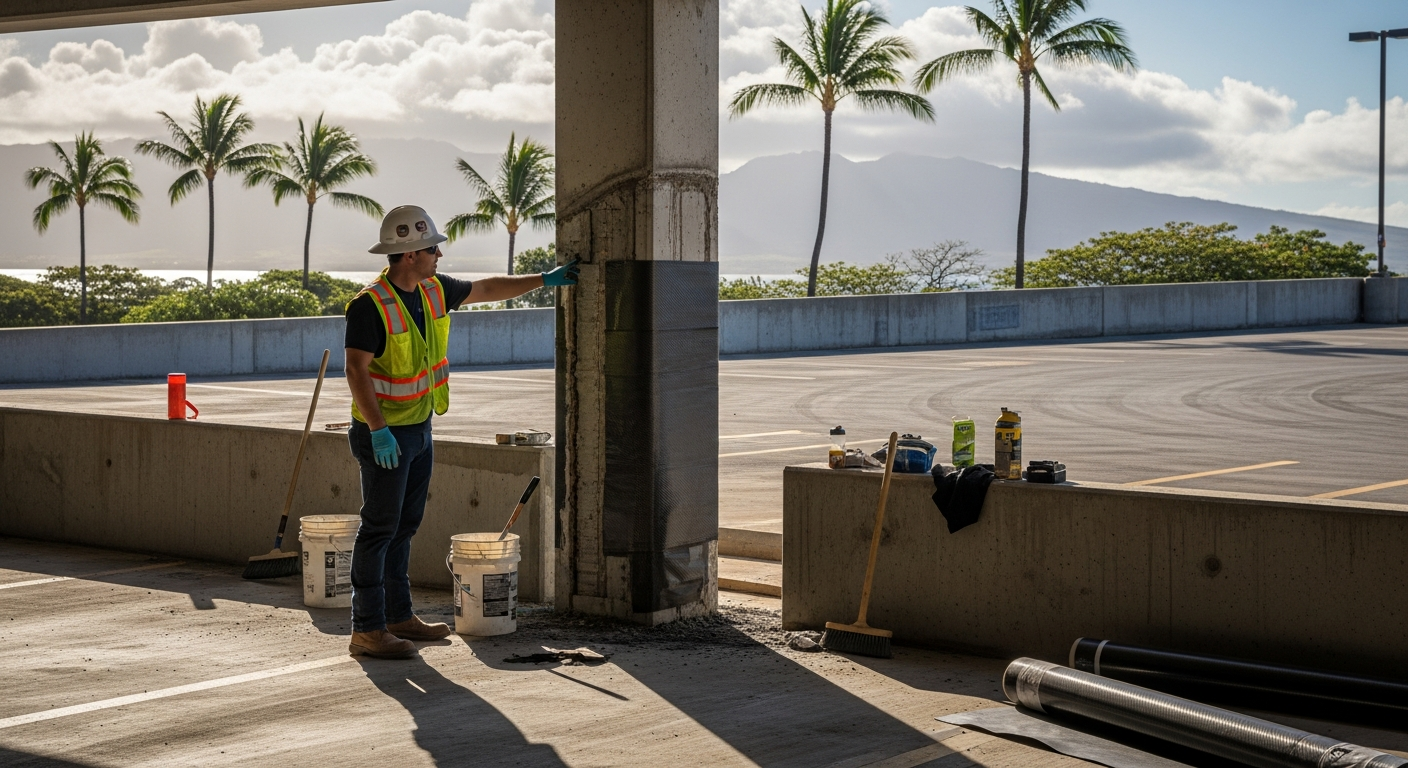 Spall Repairs — Warrior Construction Hawaii