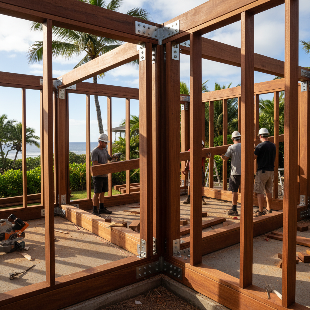 ADU Builder project in Hanalei - Warrior Construction Hawaii