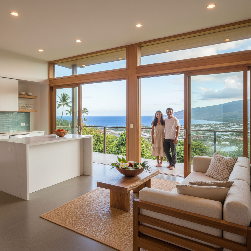 Finished adu builder in Kahului, Maui