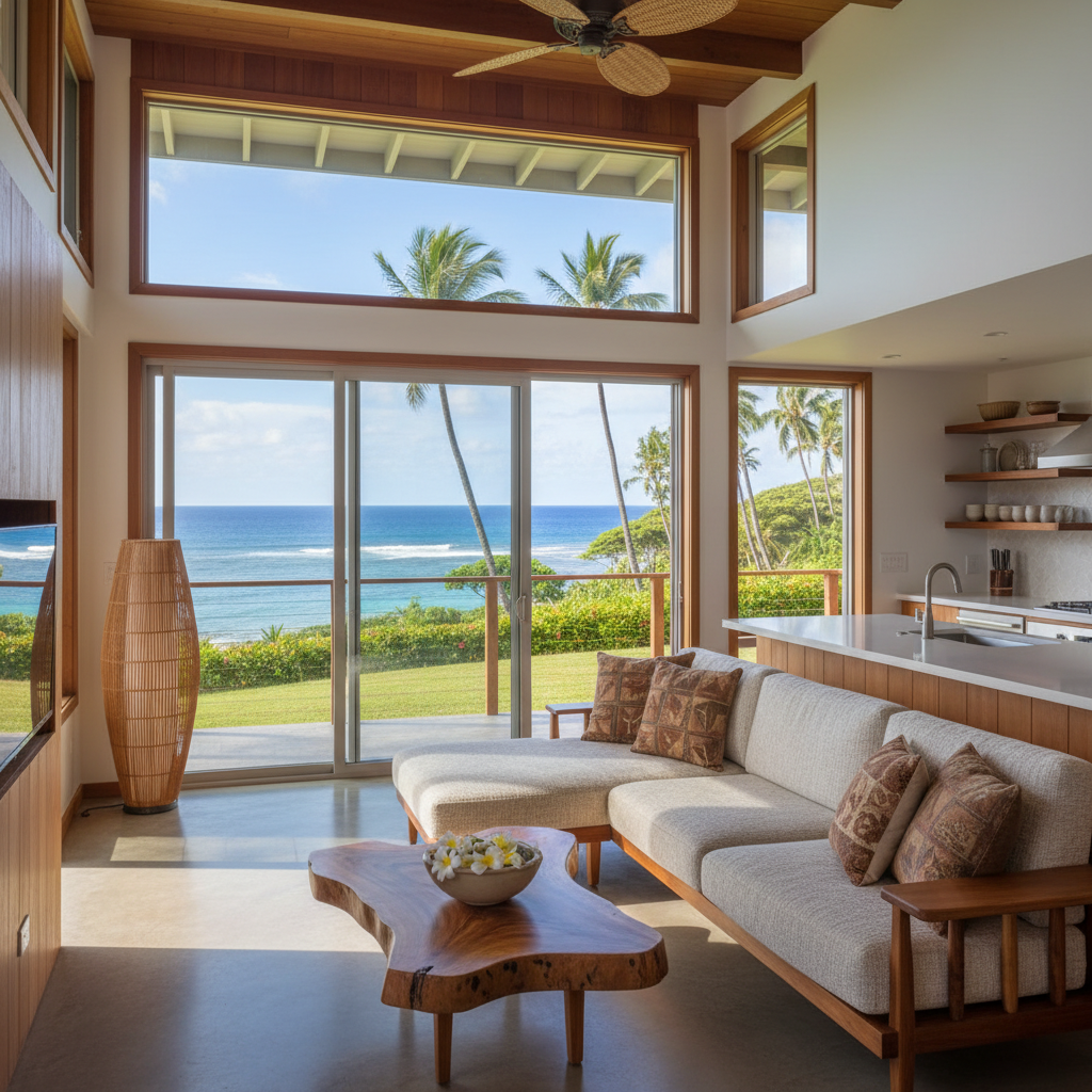 Finished adu builder in Kapa'a, Kaua'i