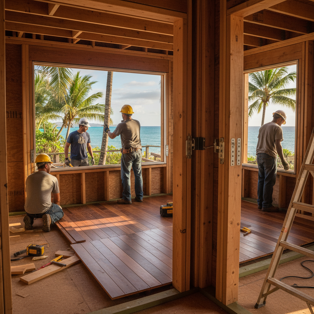 ADU Builder project in Kaunakakai - Warrior Construction Hawaii