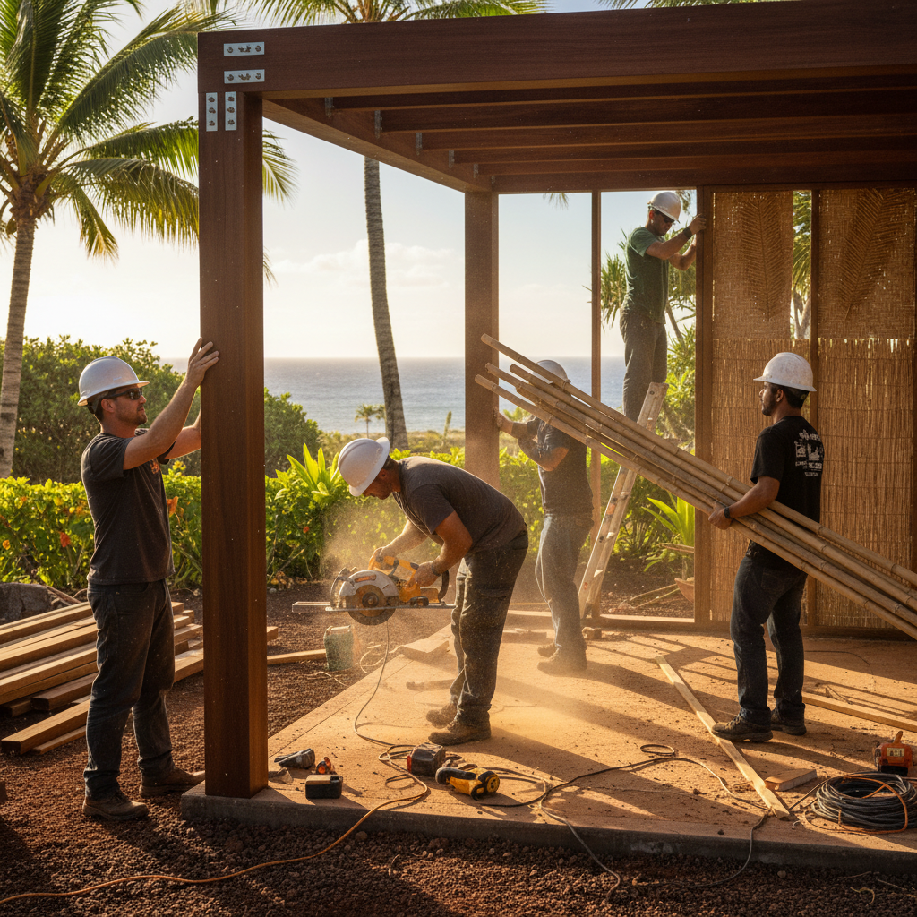 ADU Builder project in Kihei - Warrior Construction Hawaii