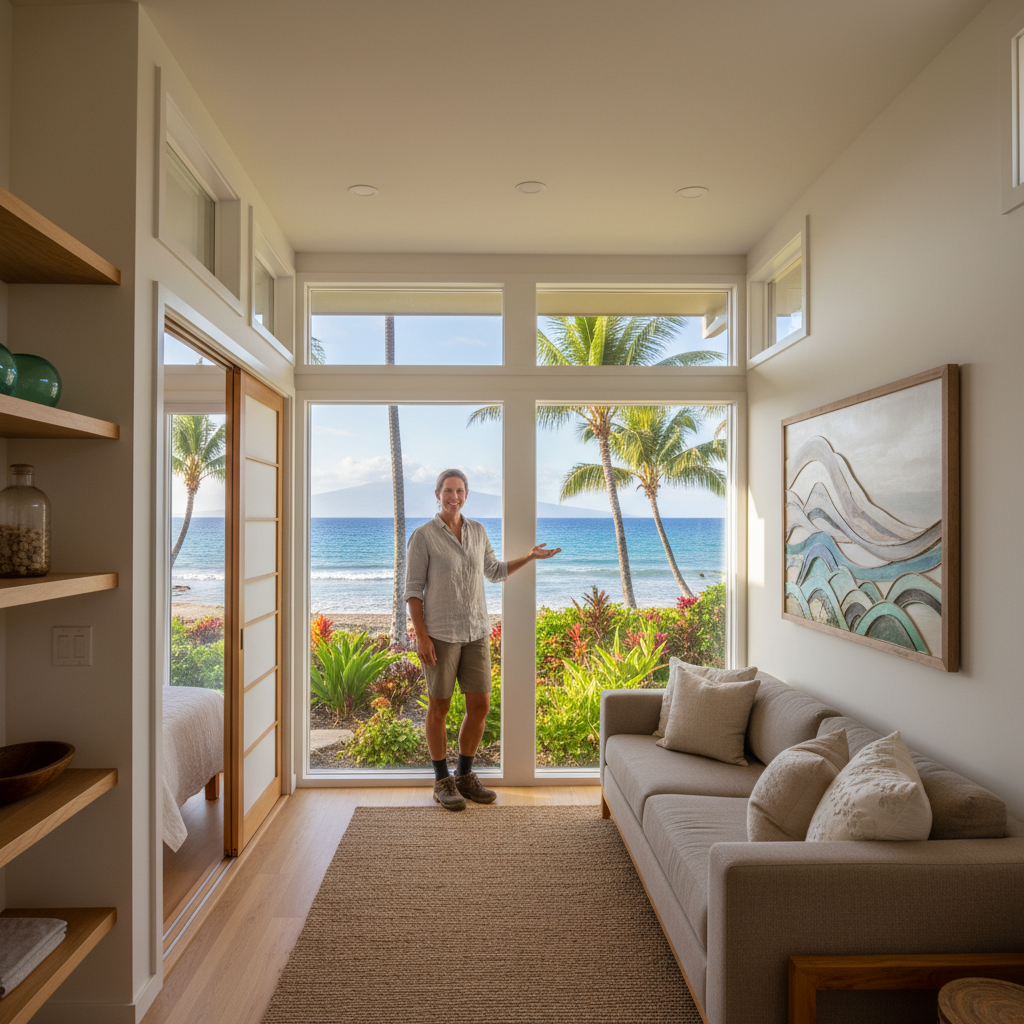 Finished adu builder in Kihei, Maui