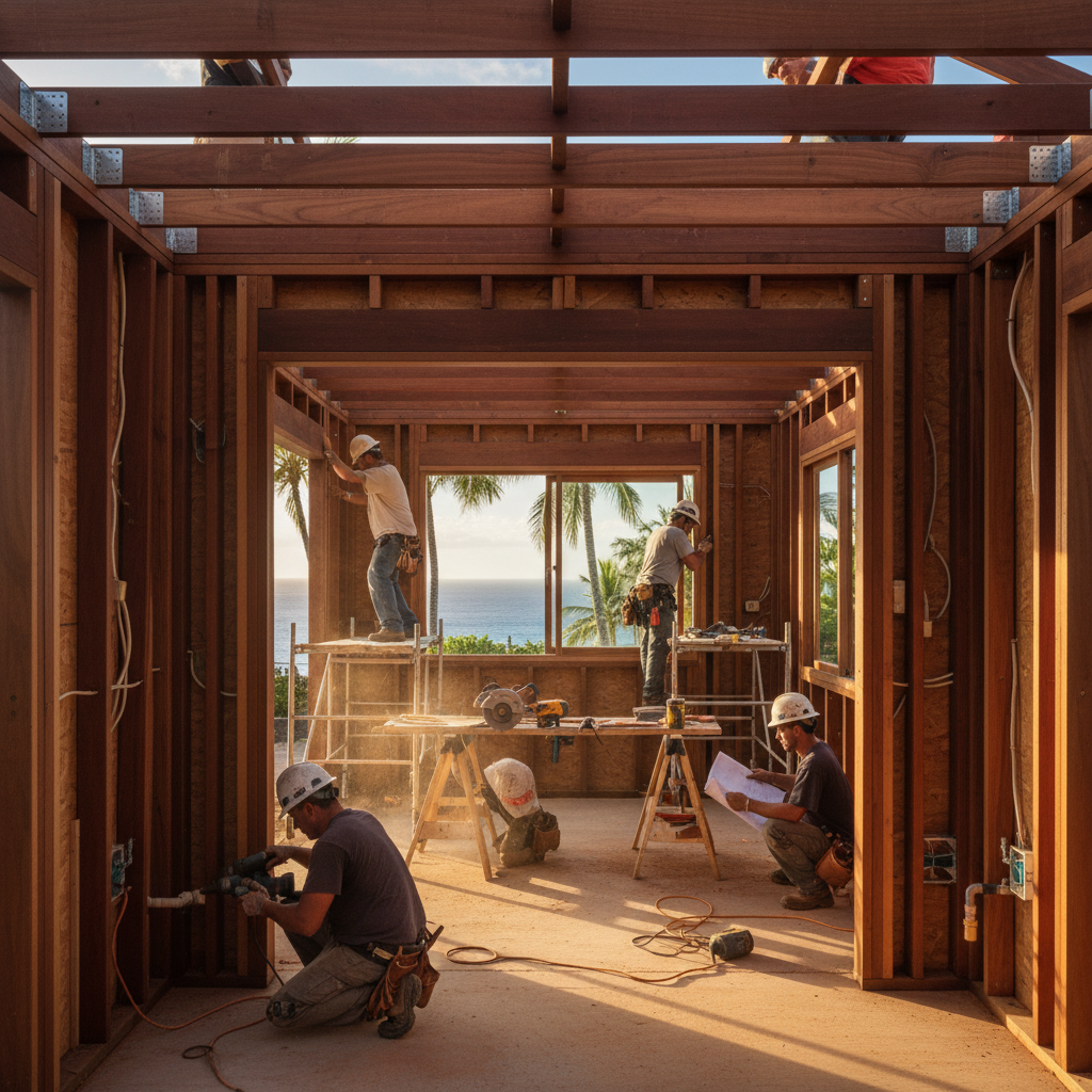 ADU Builder project in Lanai City - Warrior Construction Hawaii