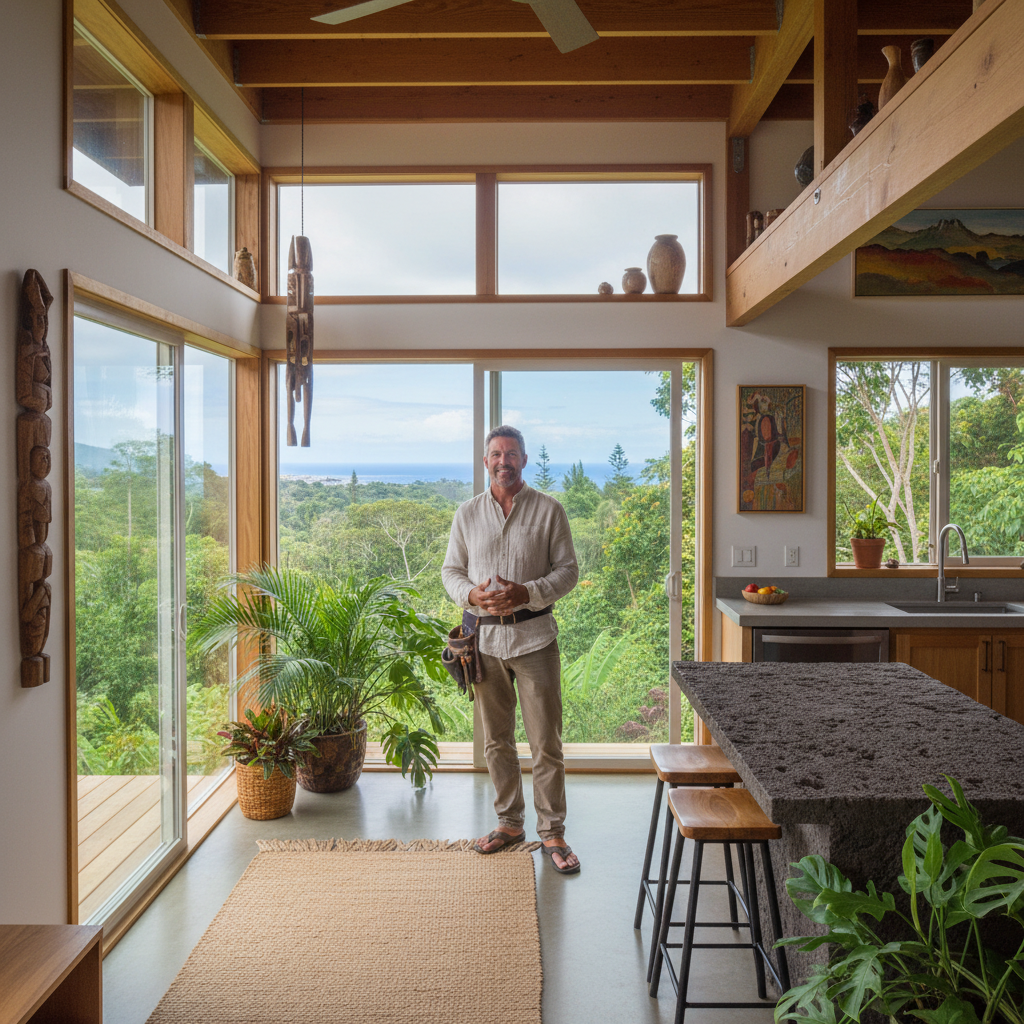 Finished adu builder in Manoa, O'ahu