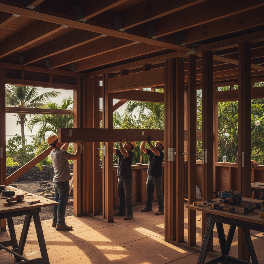 ADU Builder project in Pahoa - Warrior Construction Hawaii