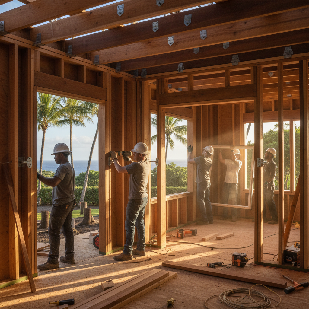 ADU Builder project in Wailuku - Warrior Construction Hawaii