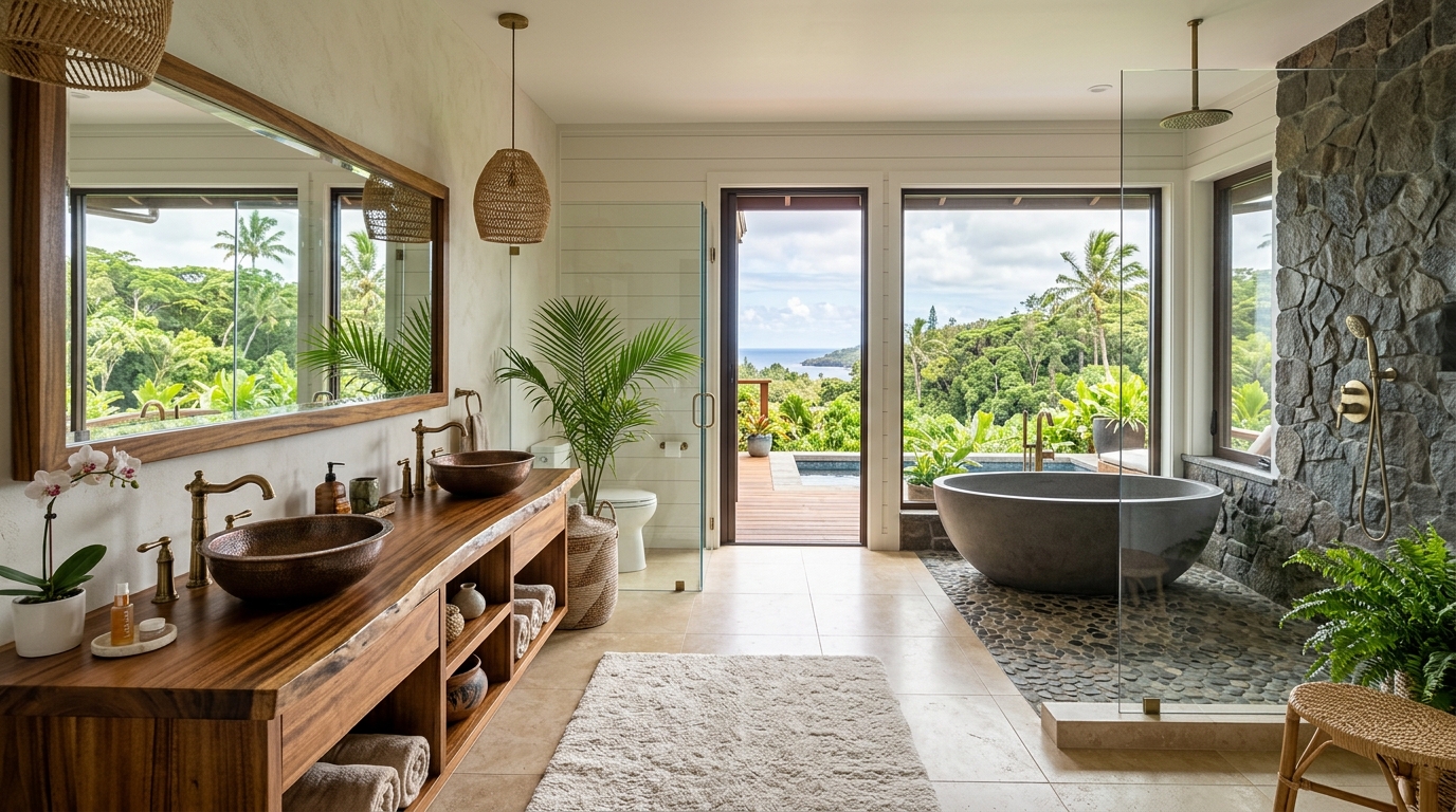 Bathroom Remodel in Hana — featured project by Warrior Construction Hawaii