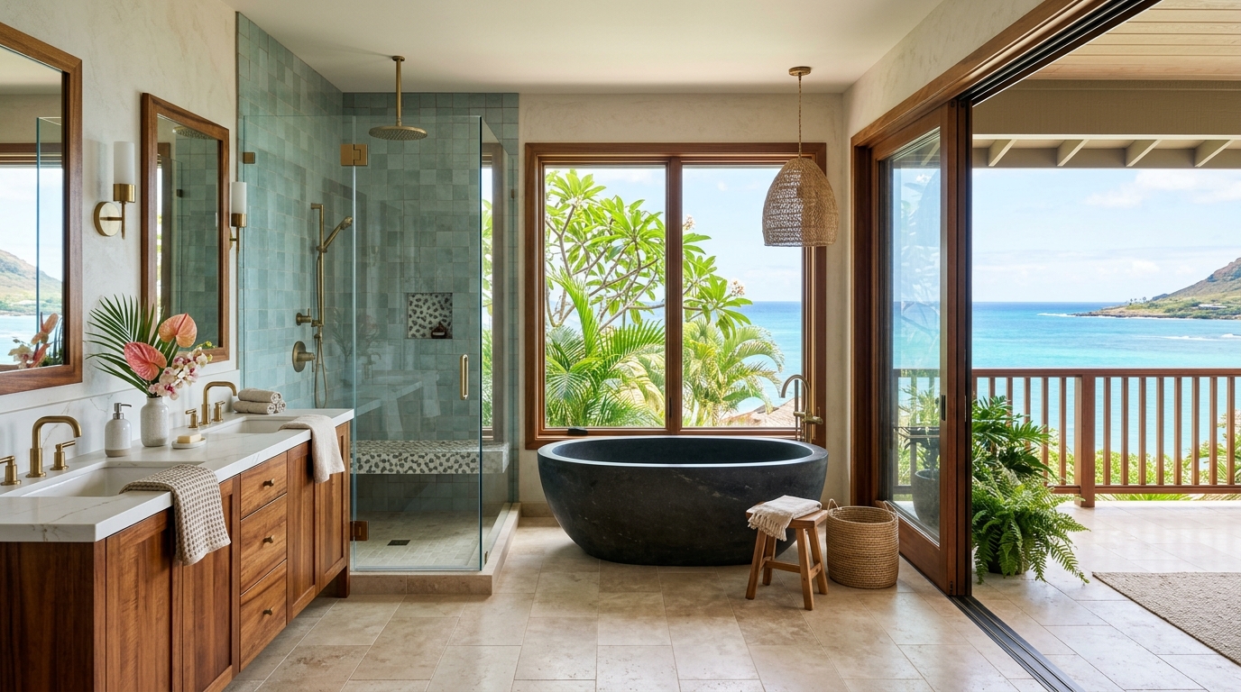 Bathroom Remodel in Hawaii Kai — featured project by Warrior Construction Hawaii