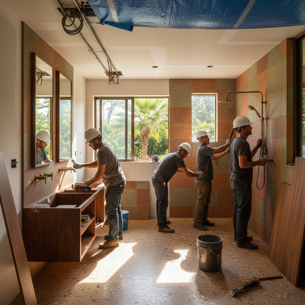 Bathroom Remodel project in Honolulu - Warrior Construction Hawaii