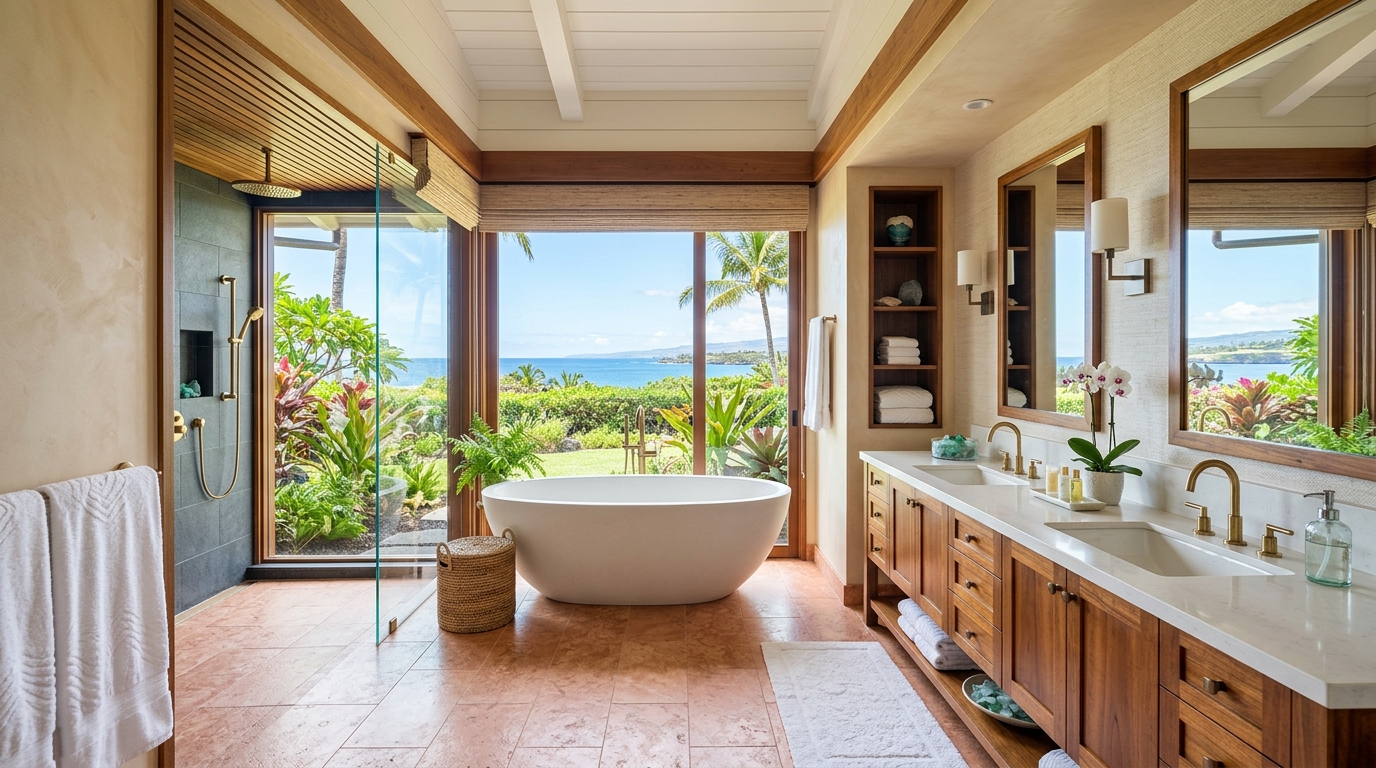 Bathroom Remodel in Kailua-Kona — featured project by Warrior Construction Hawaii