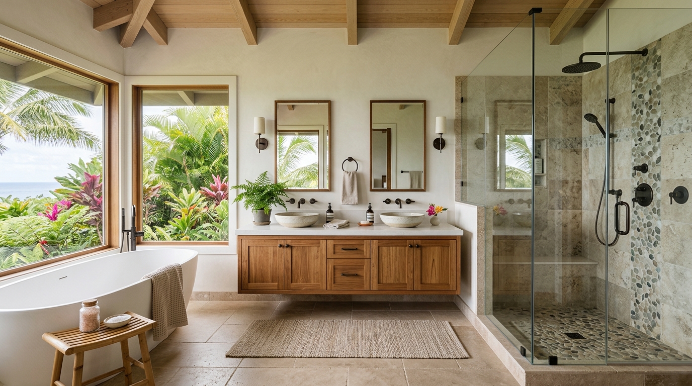 Bathroom Remodel in Kapa'a — featured project by Warrior Construction Hawaii