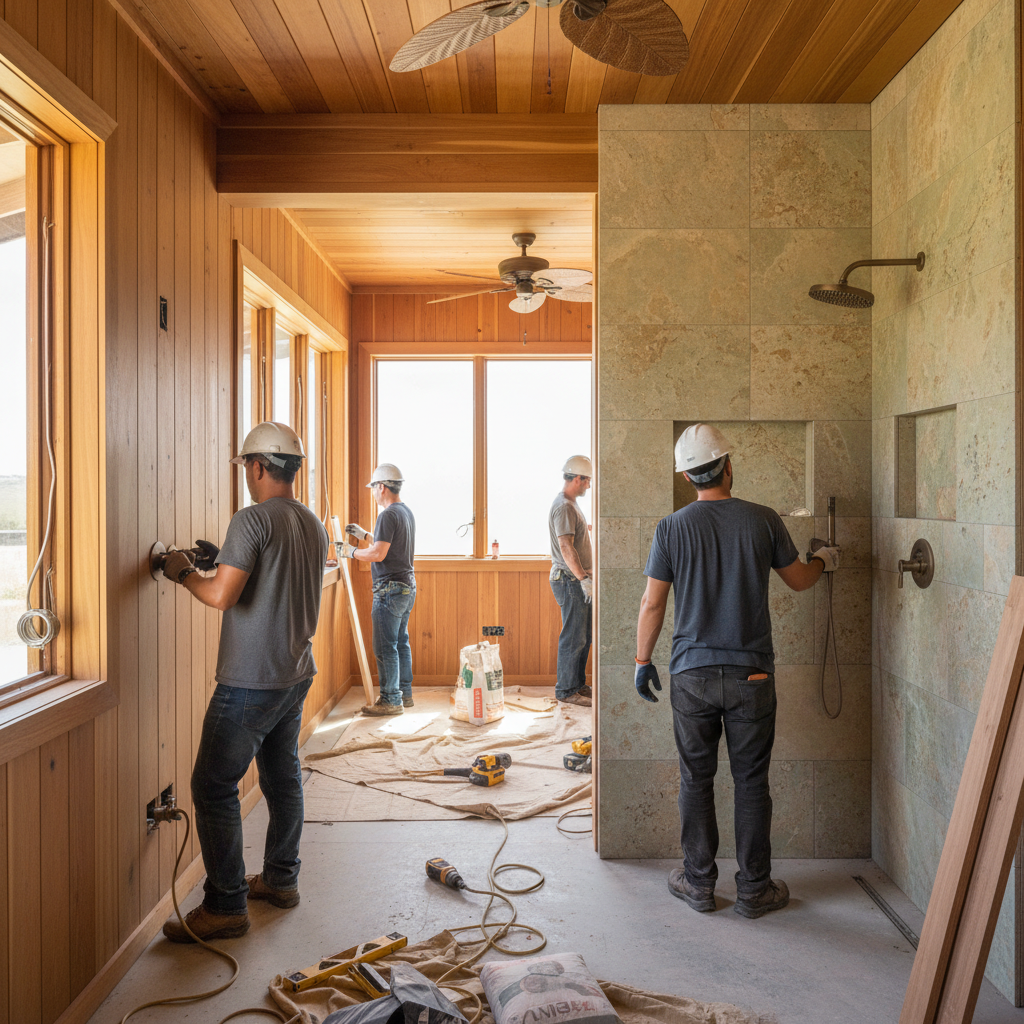 Bathroom Remodel project in Kapolei - Warrior Construction Hawaii