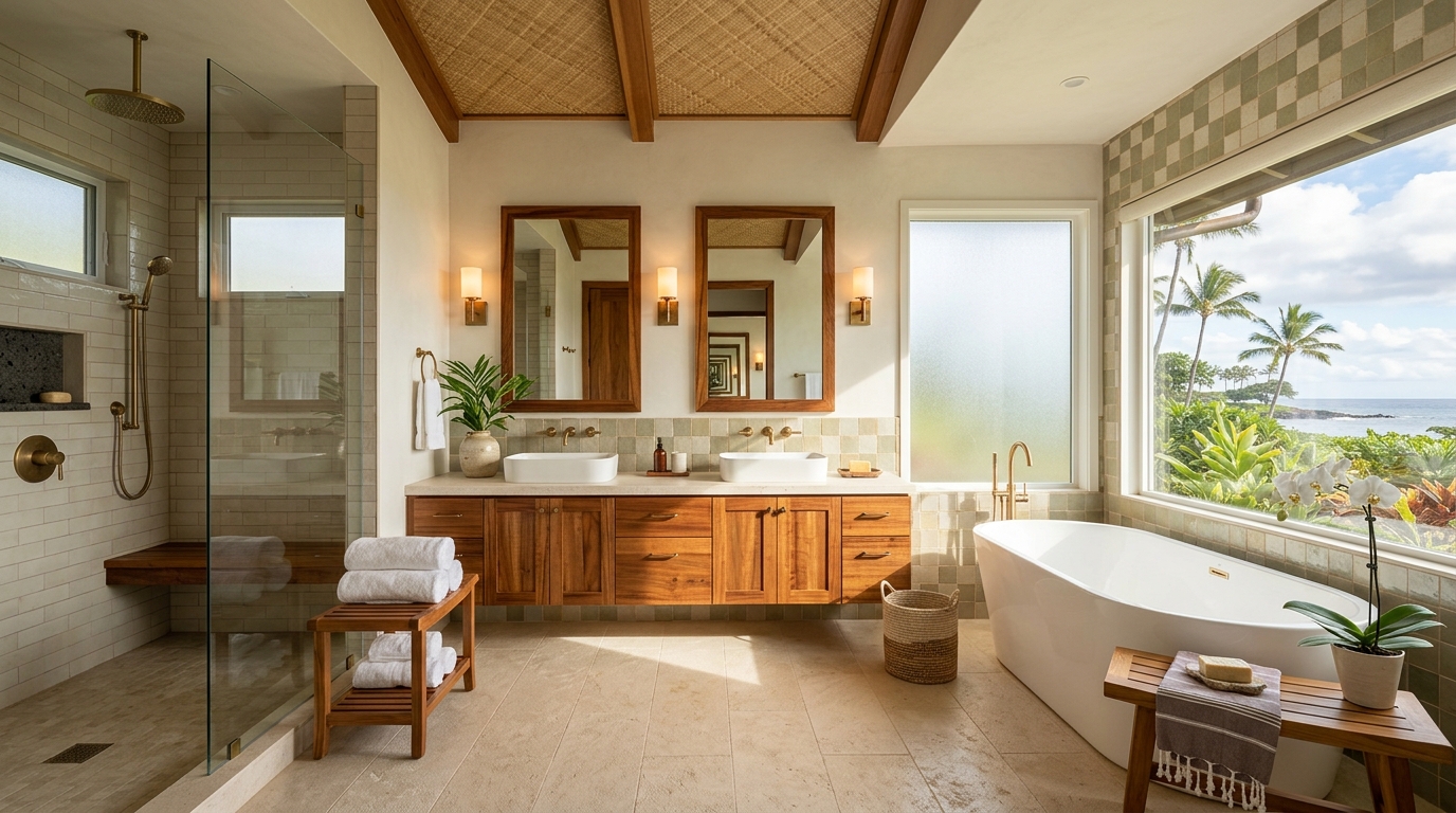 Bathroom Remodel in Kaunakakai — featured project by Warrior Construction Hawaii