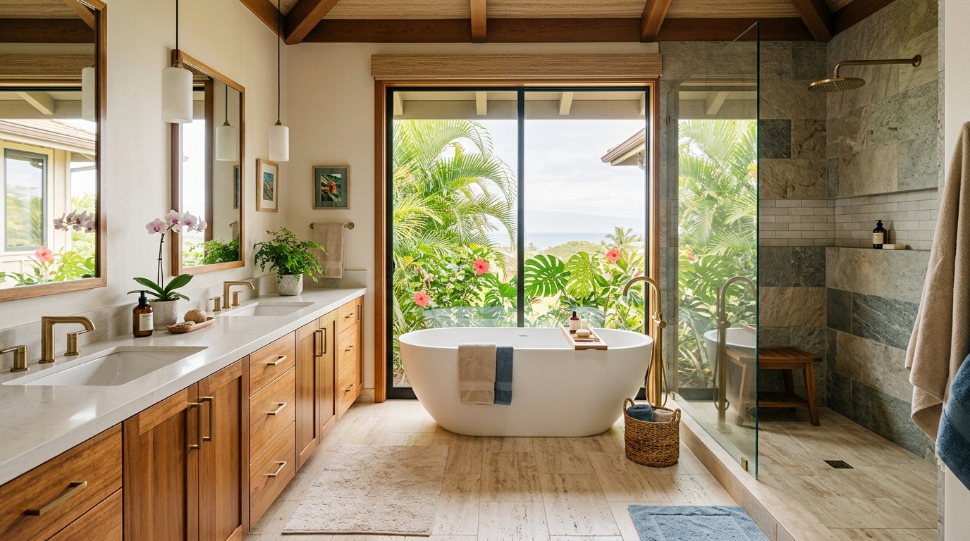 Bathroom Remodel in Kihei — featured project by Warrior Construction Hawaii