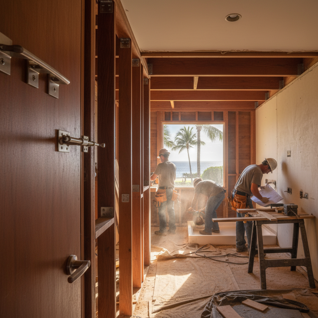 Bathroom Remodel project in Kihei - Warrior Construction Hawaii