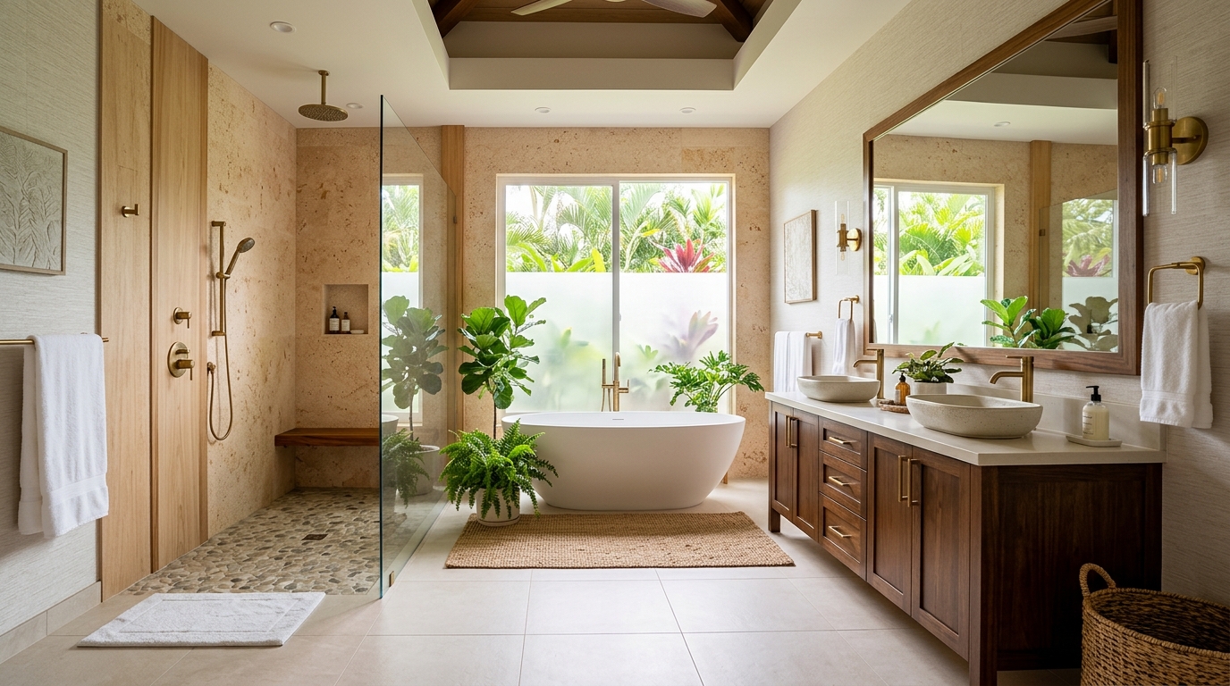 Bathroom Remodel in Mililani — featured project by Warrior Construction Hawaii