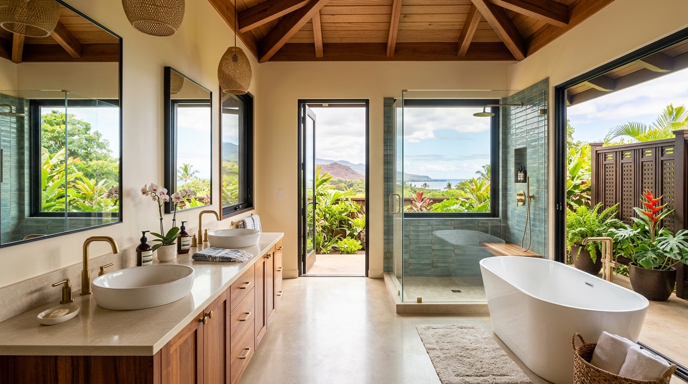 Bathroom Remodel in Wailuku — featured project by Warrior Construction Hawaii