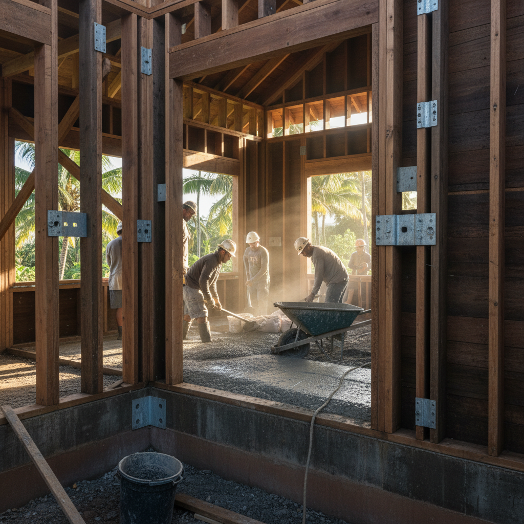 Concrete Contractor project in Hana - Warrior Construction Hawaii