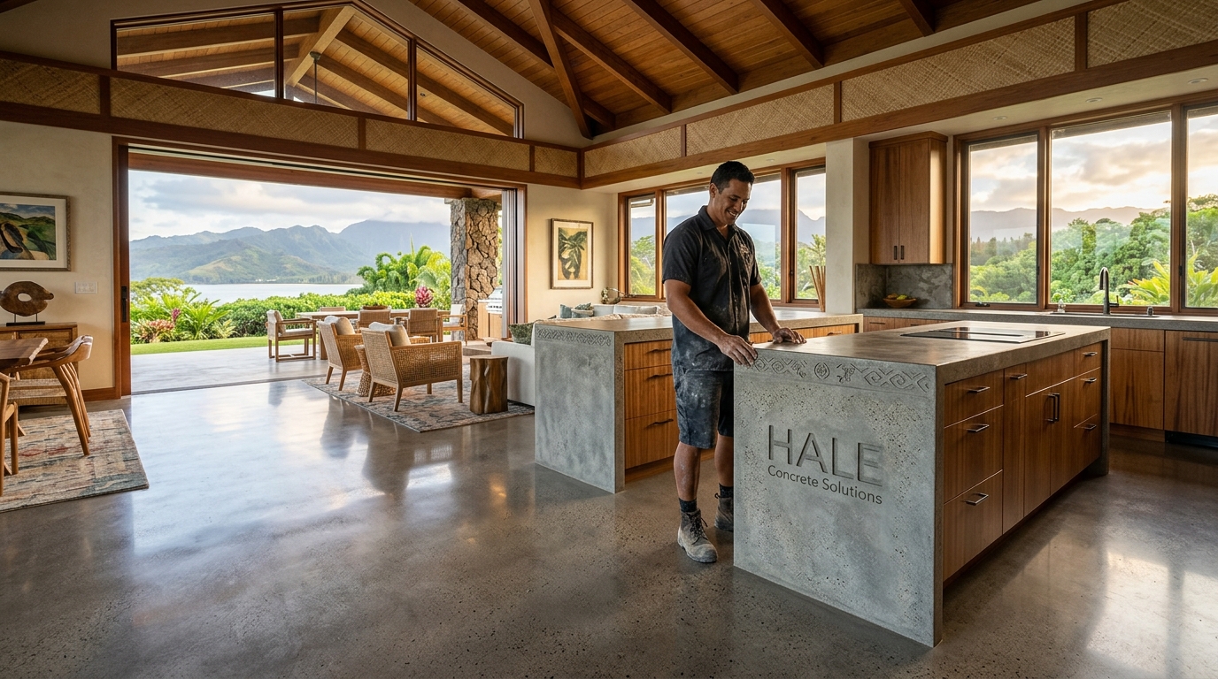 Concrete Contractor in Hanalei — featured project by Warrior Construction Hawaii