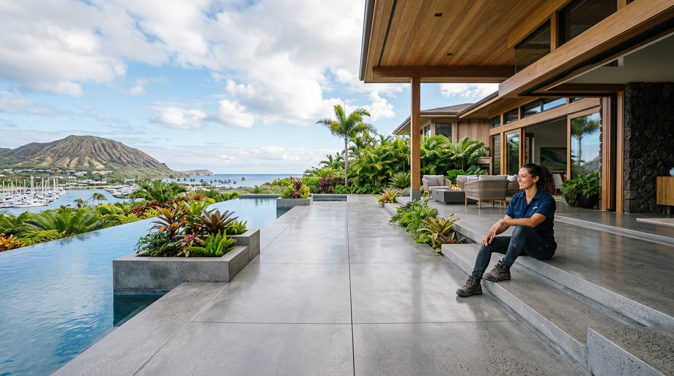 Concrete Contractor in Hawaii Kai — featured project by Warrior Construction Hawaii