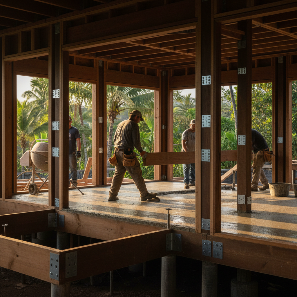 Concrete Contractor project in Hilo - Warrior Construction Hawaii