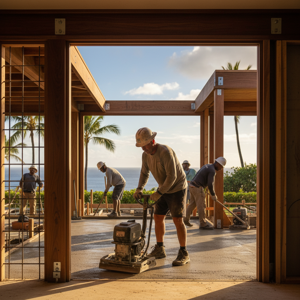 Concrete Contractor project in Honolulu - Warrior Construction Hawaii