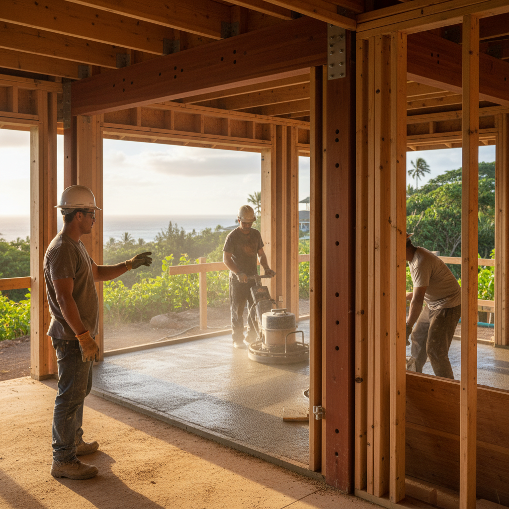 Concrete Contractor project in Kailua - Warrior Construction Hawaii