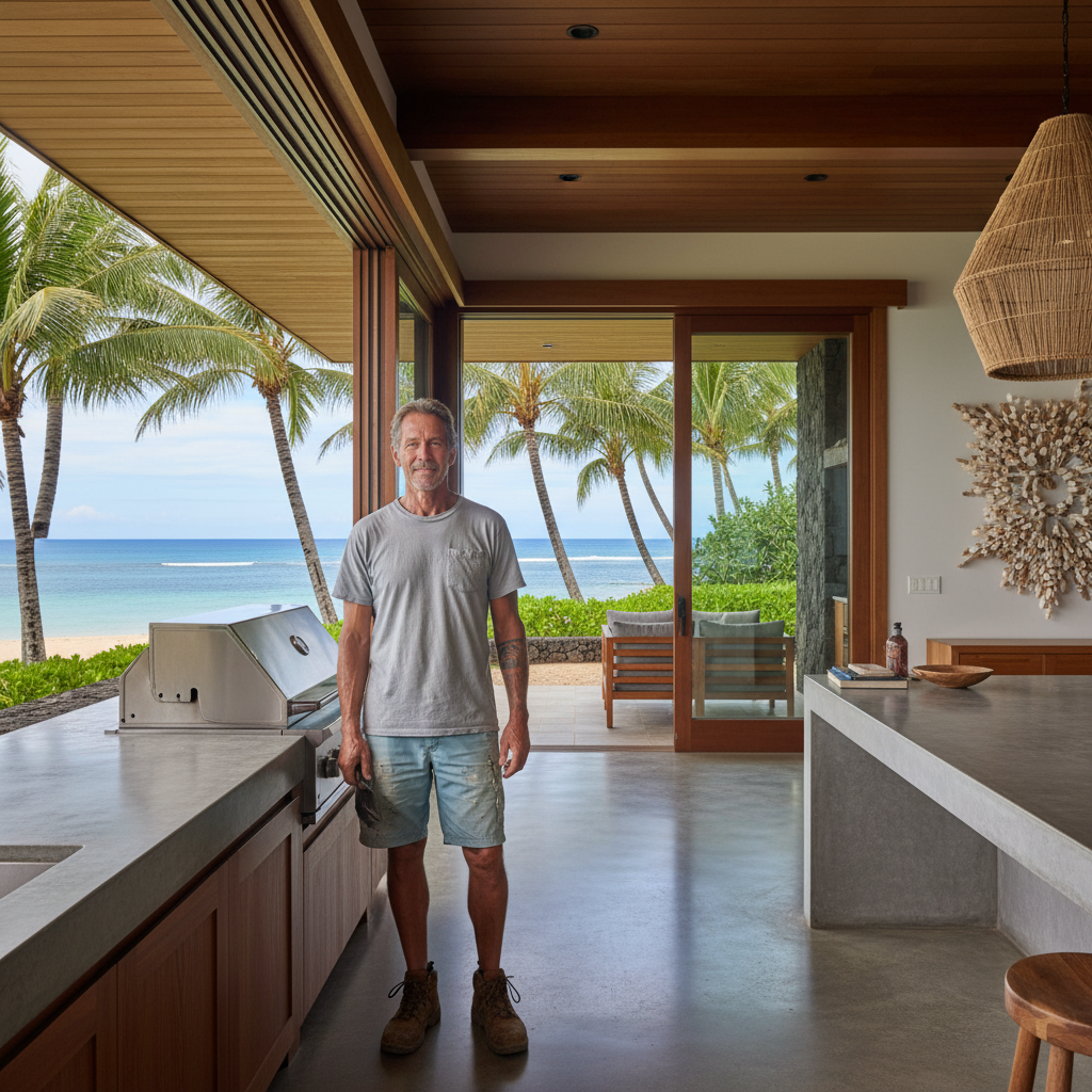 Finished concrete contractor in Kailua, O'ahu