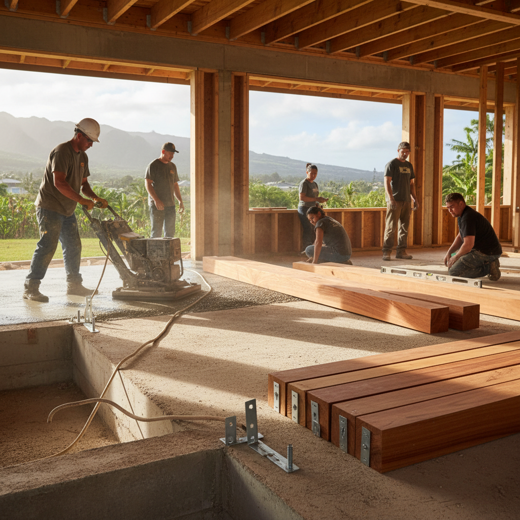 Concrete Contractor project in Kaneohe - Warrior Construction Hawaii