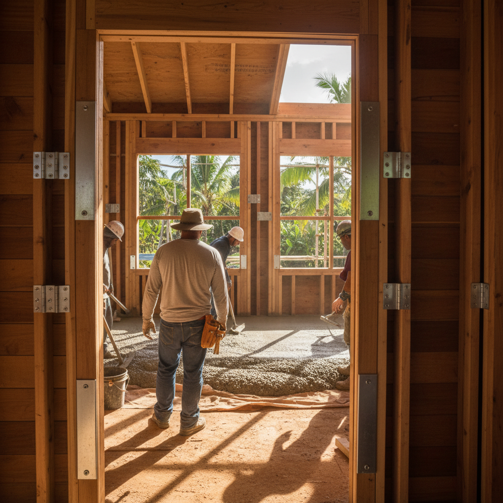 Concrete Contractor project in Kapa'a - Warrior Construction Hawaii