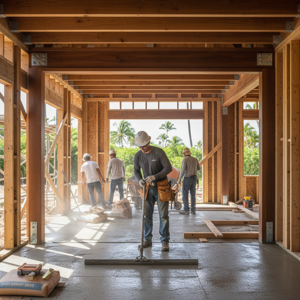 Concrete Contractor project in Kapolei - Warrior Construction Hawaii