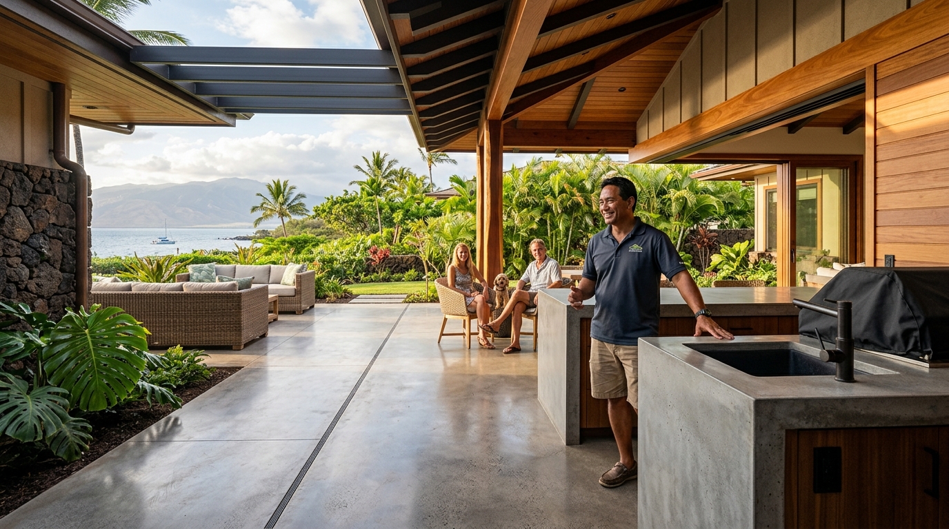 Concrete Contractor in Kihei — featured project by Warrior Construction Hawaii