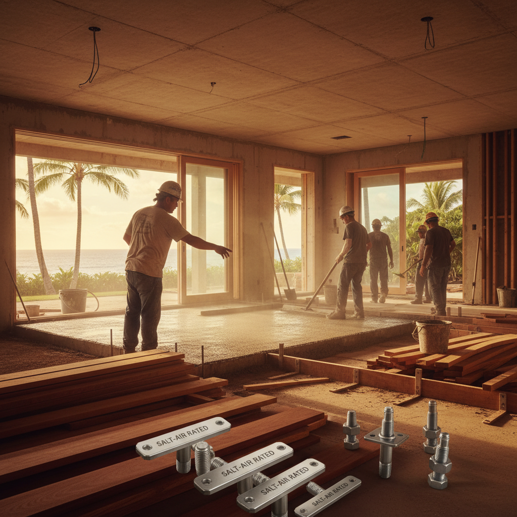 Concrete Contractor project in Kihei - Warrior Construction Hawaii
