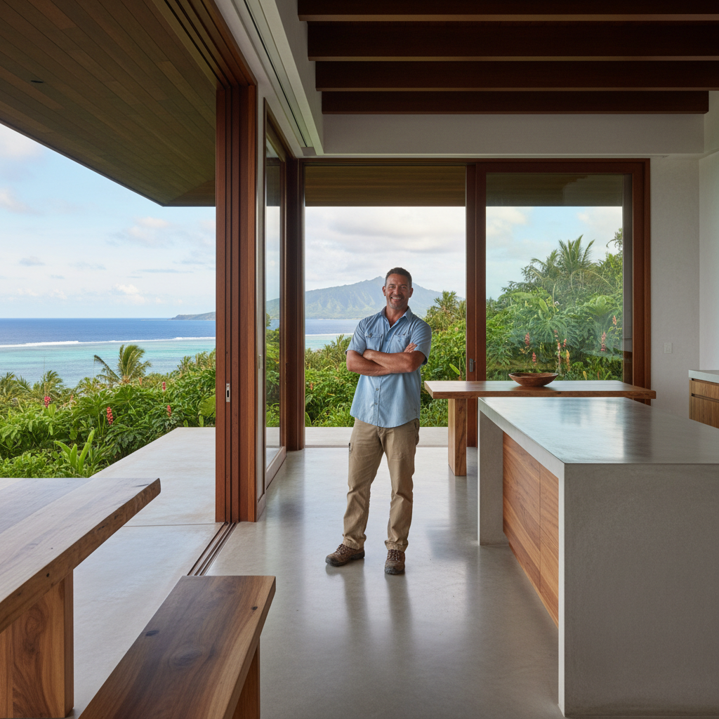 Finished concrete contractor in Lihue, Kaua'i