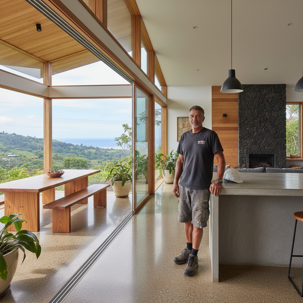 Finished concrete contractor in Makawao, Maui