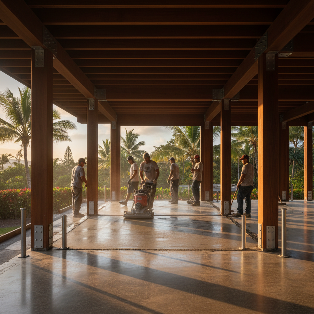 Concrete Contractor project in Manoa - Warrior Construction Hawaii