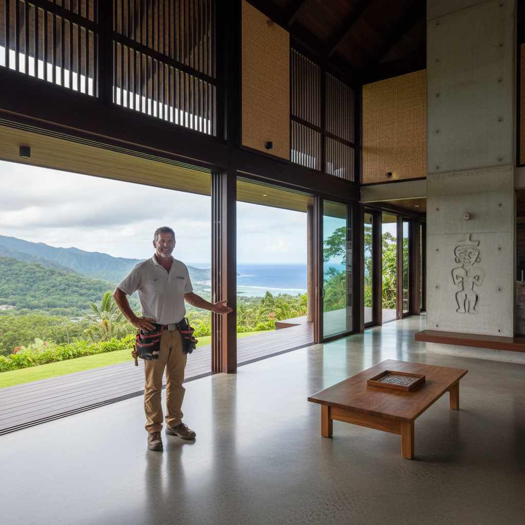 Finished concrete contractor in Manoa, O'ahu