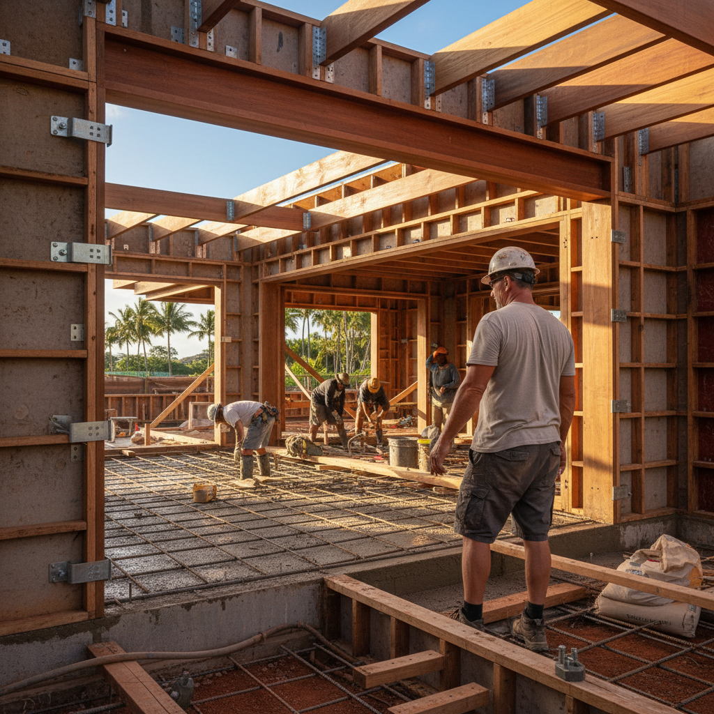 Concrete Contractor project in Mililani - Warrior Construction Hawaii